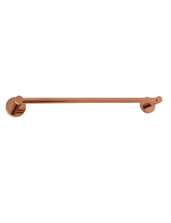 Porte-serviette mural COLORADO en laiton rose gold poli 64,3cm Porte-serviette mural COLORADO en laiton rose gold poli 64,3cm