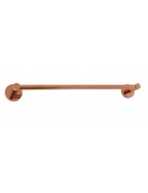 Porte-serviette mural COLORADO en laiton rose gold poli 64,3cm
