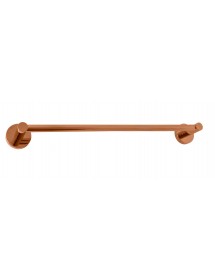 Porte-serviette mural COLORADO en laiton rose gold brossé 64,3cm