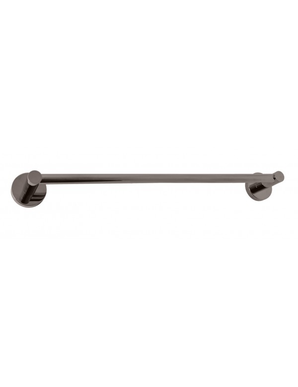 Porte-serviette mural COLORADO en laiton métal gris brossé 64,3cm Porte-serviette mural COLORADO en laiton métal gris brossé 64,3cm