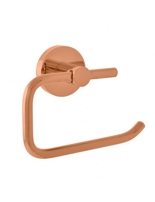 Porte papier toilettes COLORADO en laiton rose gold brossé 14,2cm Porte papier toilettes COLORADO en laiton rose gold brossé 14,2cm