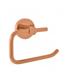 Porte papier toilettes COLORADO en laiton rose gold brossé 14,2cm
