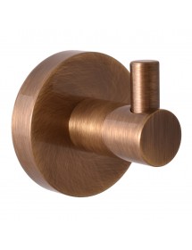 Lot de 2 patères simple COLORADO en laiton bronze 5,3 cm