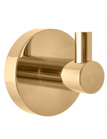 Lot de 2 patères simple COLORADO en laiton doré 5,3 cm