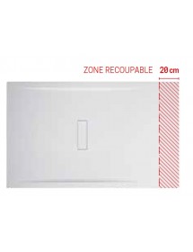 Receveur de douche ultra-plat recoupable NOVELLINI CUSTOM H. 3,5 cm