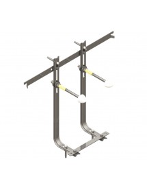 Base de support de sol et de mur à encastrer pour bidet suspendu
