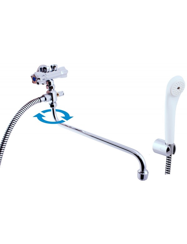 Mélangeur basse pression pour baignoire ou douche avec pommeau Mélangeur basse pression pour baignoire ou douche avec pommeau