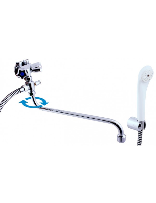 Mélangeur basse pression pour baignoire ou douche avec douchette Mélangeur basse pression pour baignoire ou douche avec douchette