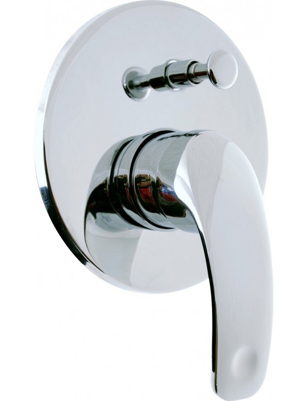 Mitigeur douche encastrable MISSISSIPI avec inverseur en laiton chromé