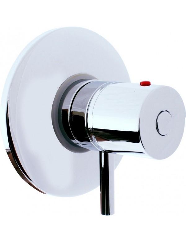 Mitigeur douche encastrable thermostatique en laiton chromé