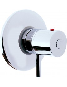 Mitigeur douche encastrable thermostatique en laiton chromé