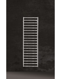 Radiateur sèche-serviette design vertical KARNAK 170 cm en laiton chromé Radiateur sèche-serviette design vertical KARNAK 170 cm en laiton chromé