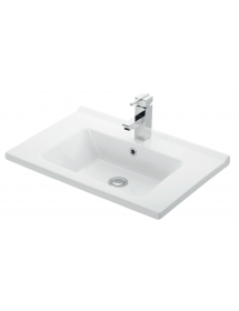Lavabo suspendu ETNA rectangulaire 65x45x16,5 cm en porcelaine