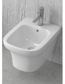 Bidet suspendu GRACE en porcelaine 36x50 cm