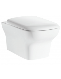 Cuvette WC suspendu GRACE avec abattant à frein de chute Cuvette WC suspendu GRACE avec abattant à frein de chute