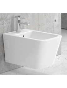 Bidet suspendu NENY 57x36x33 cm en porcelaine