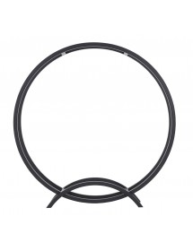 Rack à bûches rond NIRI en acier noir avec pieds Ø 80 cm
