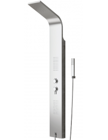 Colonne de douche hydromassante ELEA en acier inoxydable 165 cm
