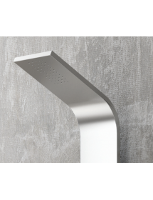 Colonne de douche hydromassante ELEA en acier inoxydable 165 cm