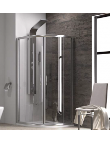 Parois de douche semi-circulaire FLORA 200 H. 190 cm