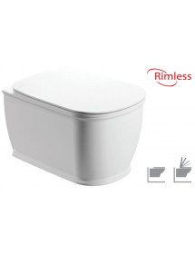 Pack WC à suspendre sans bride Rimless GENESIS 35x52x36 cm