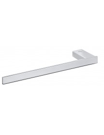 Porte serviette gauche ou droite VIA en chrome 29,7 x2 x5,9 cm