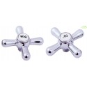 Mélangeur évier haut MORAVA pivotant en chrome H22,9 cm
