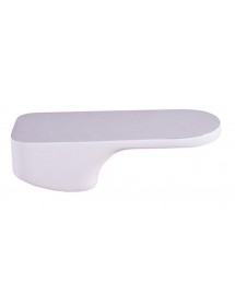 Mitigeur lavabo YUKON en laiton chromé blanc