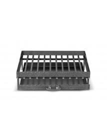 Grille porte-bûches en fonte 52x42x15 cm