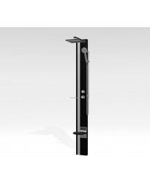 Colonne de douche hydromassante NOVELLINI LINE 1 noir 215 cm