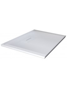 Receveur de douche recoupable NOVELLINI NOVOSOLID blanc 100x100 cm