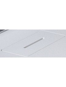 Receveur de douche recoupable NOVELLINI NOVOSOLID blanc 100x80 cm