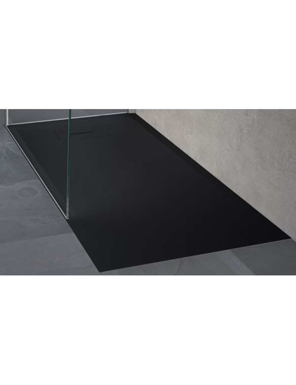 Receveur de douche recoupable NOVELLINI NOVOSOLID noir