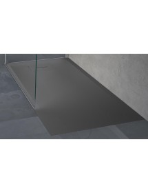 Receveur de douche recoupable NOVELLINI NOVOSOLID gris