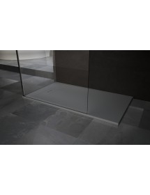Receveur de douche recoupable NOVELLINI NOVOSOLID gris