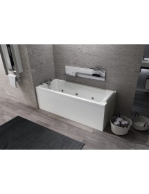 Baignoire acrylique NOVELLINI CALOS 2.0 170x70 cm avec châssis et trop plein