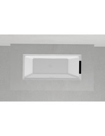 Baignoire rectangulaire NOVELLINI DIVINA avec appui-tête 160x70 cm