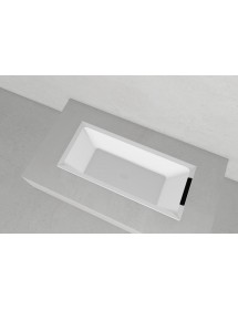 Baignoire rectangulaire NOVELLINI DIVINA avec appui-tête 160x70 cm