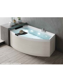 Baignoire d'angle acrylique NOVELLINI DIVINA O 165x98 cm