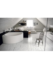 Baignoire d’angle en acrylique NOVELLINI DIVINA C 140X140 cm