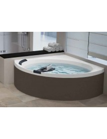 Baignoire d’angle en acrylique NOVELLINI DIVINA C 140X140 cm