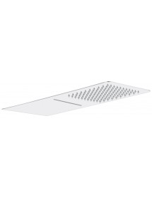 Tête de douche hydro luxe avec cascade anti-calcaire 55x23 cm