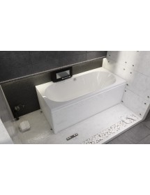 Tablier de baignoire latéral universel RIHO en acrylique blanc