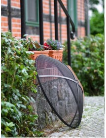 Couvercle pare-feu rond pour brasero en acier