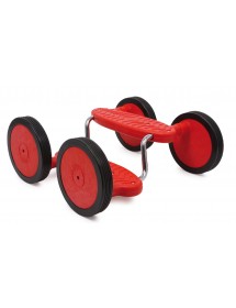 Step fun 4 roues acrobatiques rouge «Rotini» de Small Foot