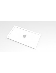 Receveur de douche plat NOVELLINI OLYMPIC PLUS 170x80 cm avec bonde H 4,5cm