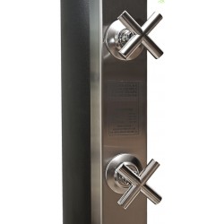 Douche de piscine solaire, douche extérieure 40L