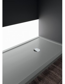 Receveur de douche plat NOVELLINI OLYMPIC PLUS gris 120x90 cm H 4,5cm