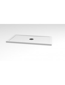 Receveur de douche plat NOVELLINI OLYMPIC PLUS beige 150x75 cm avec bonde H 4,5cm