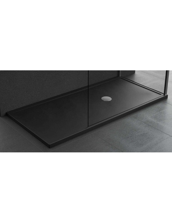 Receveur de douche plat NOVELLINI OLYMPIC PLUS beige 150x75 cm avec bonde H 4,5cm